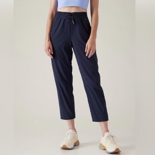 Athleta dunkelblau Arrival Damenhose 12 Petite leicht Stretch Reise - Bild 10 von 10