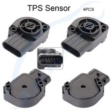 Throttle Position Sensor Set of 4 For Volvo Ford 2586248C91 2603893C91