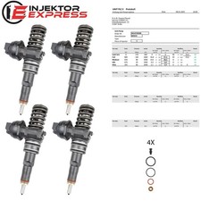 4x 0414720208 038130073AM Bosch Pumpe Düse Einheit PDE Audi Seat Skoda VW
