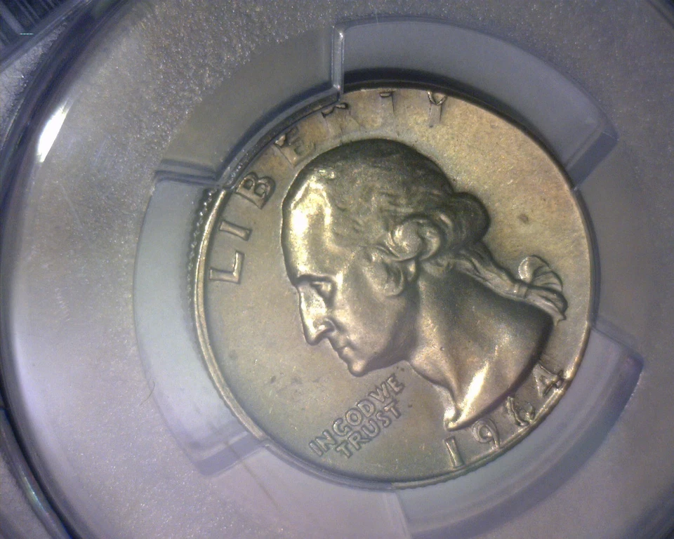1964 D WASHINGTON QUARTER STRUCK ON A NICKEL PLANCHET  U.S. ERROR COIN - Image 4 of 4