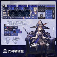 Anime Arknights Amiya Wireless Bluetooth Mechanical Keyboard Keycap Cospaly Gift