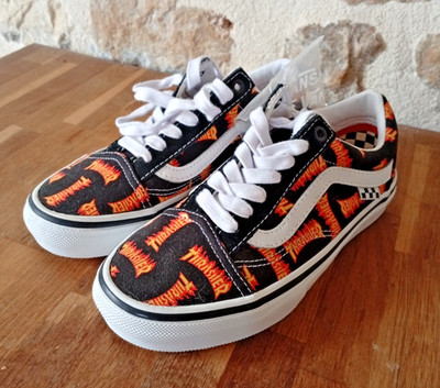 Vans X Thrasher / Skateboarding / Multi Logo / Größe Eur 36 / Neu