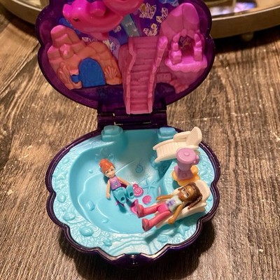 Polly Pocket Sparkle Cove Adventure By Mattel Comes With Two Dolls Accessories