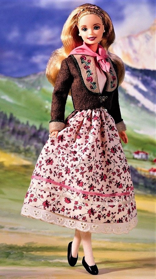 Barbie！！ Austrian Barbie Dolls of the World Collector Edition 1998 Mattel