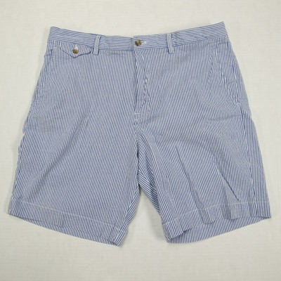 Polo Ralph Lauren Shorts Mens 35 Seersucker Flesh Pony Strech Classic Fit