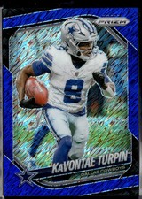 2025 Panini Prizm #137 KaVontae Turpin Blue Shimmer #/35