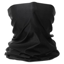 Summer Neck Gaiter Sun Protection Face Mask for Fishing, Black