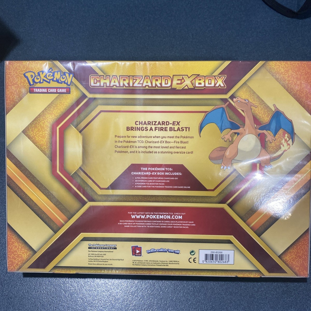 Pokmon TCG: 2016 Charizard-EX Box Fire Blast | eBay