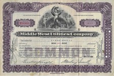 Middle West Utilities Company, 1930er Jahre