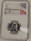 1961 NGC PF68 90% Silver Proof Washington Quarter Great Eye Appeal 25c White Lb