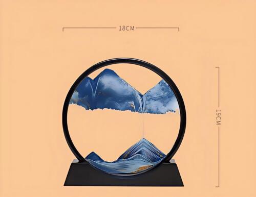 Tranquil Sands: A Mesmerizing Flowing Sand Art for Your Home - Picture 2 of 21