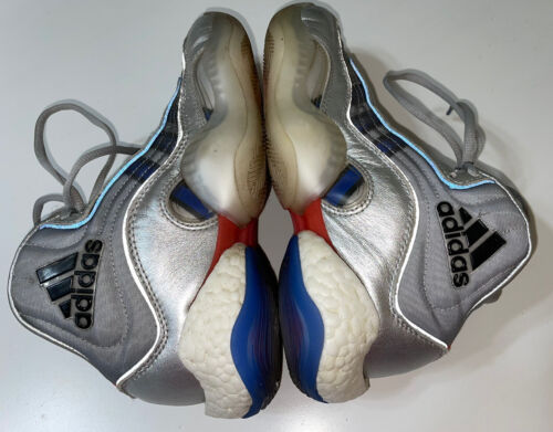 adidas 98x Crazy BYW Men’s 6, WO’s 7.5 Basketball Shoes Metallic Silver EF5537. - 第 1/12 張圖片