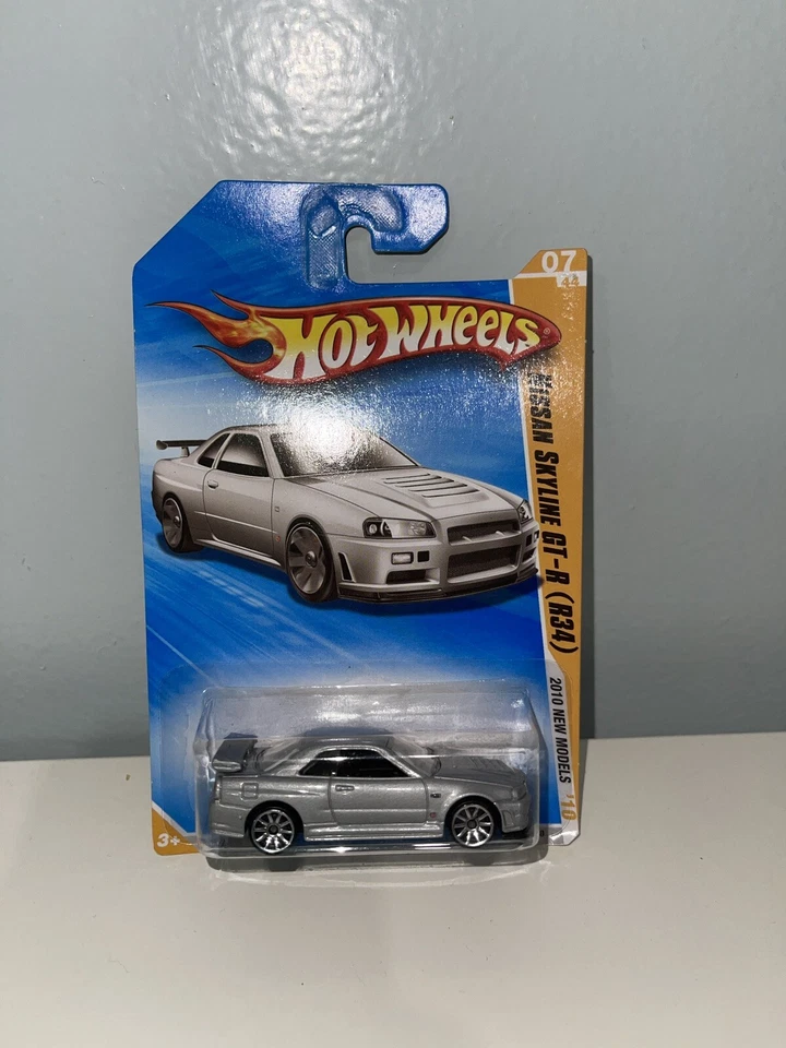 Nissan Skyline GTR R34 2010 07/44 Hot Wheels raro encontrar nuevo Foto 2 de 4