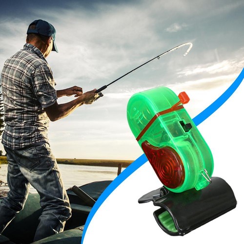 Canna da Pesca Allarme Suono e Luce Doppio Promemoria Impermeabile Batteria Deta CALDO! - Foto 5 di 15