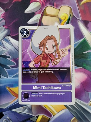 Digimon CCG Mimi Tachikawa BT3-096 Regular for sale online | eBay