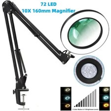 72LED Illuminated Magnifier-USB Powered 3 Color LED Lights Magnifying Glass Tool
