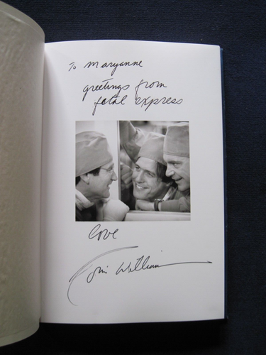 NINE MONTHS SCRIPT SIGNED to CREW MEMBER by ROBIN WILLIAMS - CHRIS COLUMBUS FILM - Picture 3 of 7