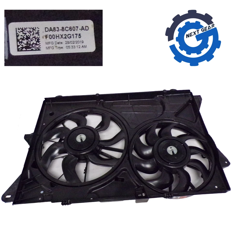 Ventilador de refrigeración del radiador Ford fabricante de equipos originales para Explorer Flex Lincoln MKT DA8Z8C607B 2011-2019 Foto 4 de 4