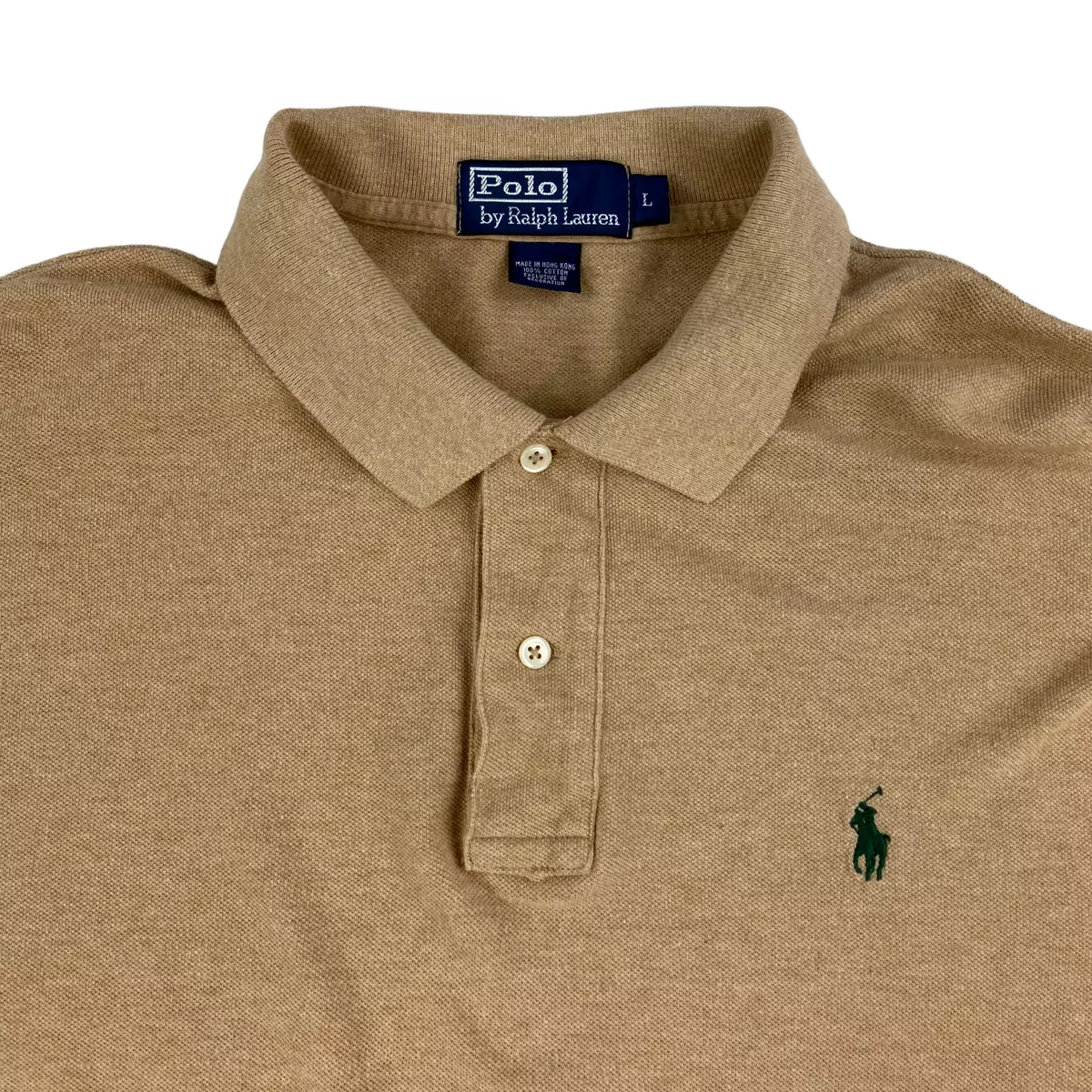 Light brown sale polo shirt