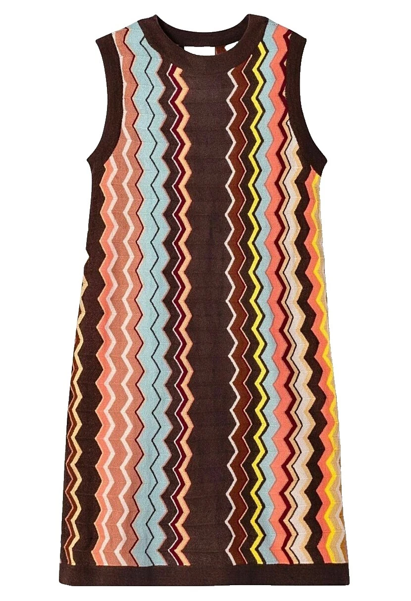 Missoni Sleeveless Above Knee, Mini Dresses