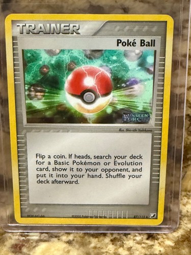 Pokemon Karte Poke Ball 87/115 Reverse Holo EX Unseen Forces
