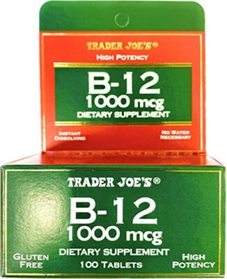Trader Joe's Under The Tongue B-12 1000 mcg Dietary Supplement 