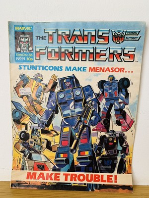 The Transformers Comic - Nr. 91 - Datum 13.12.1986 - UK Marvel Paper Comic