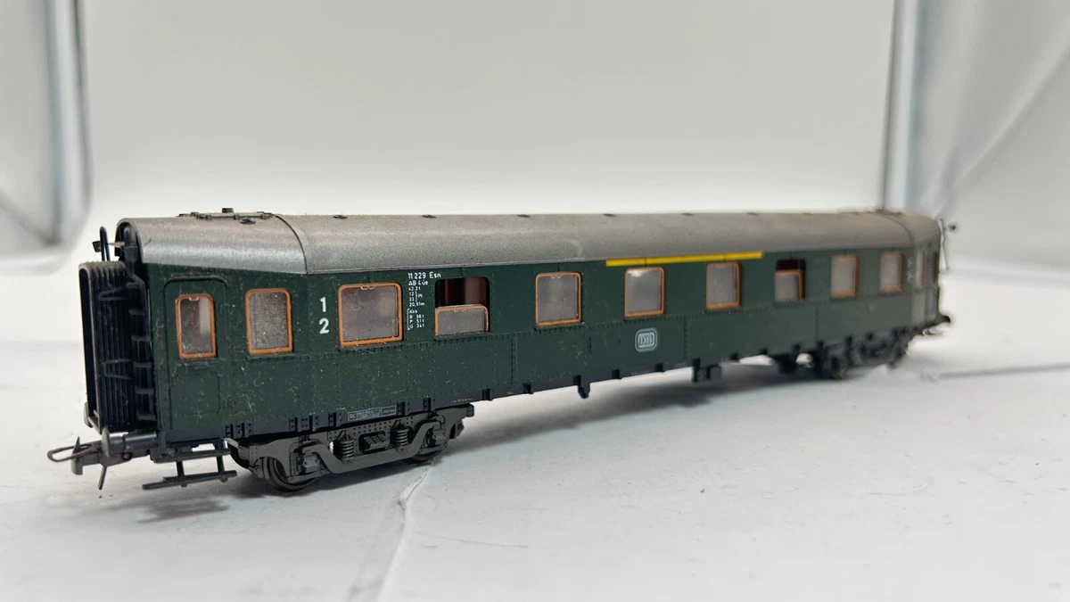 Vagón de tren rápido Roco H0 4291 1/2. Clase de DB sin embalaje original 2 ej...