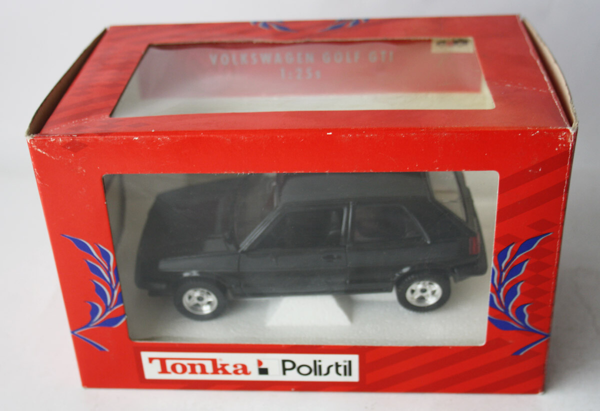 RARE VINTAGE 80'S TONKA POLISTIL VOLKSWAGEN GOLF GTI 1:25 S ITALY