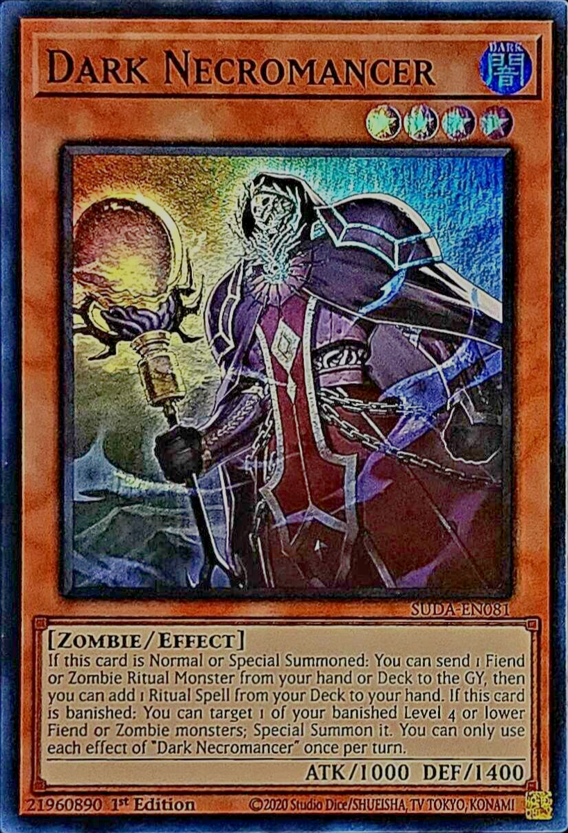 yugioh necromancer deck Yu-Gi-Oh! - Chaos (IOC-017) - Invasion of Chaos - Unlimited Edition Duel Terminal 4 Card type Miasma Necromancer - Doom of