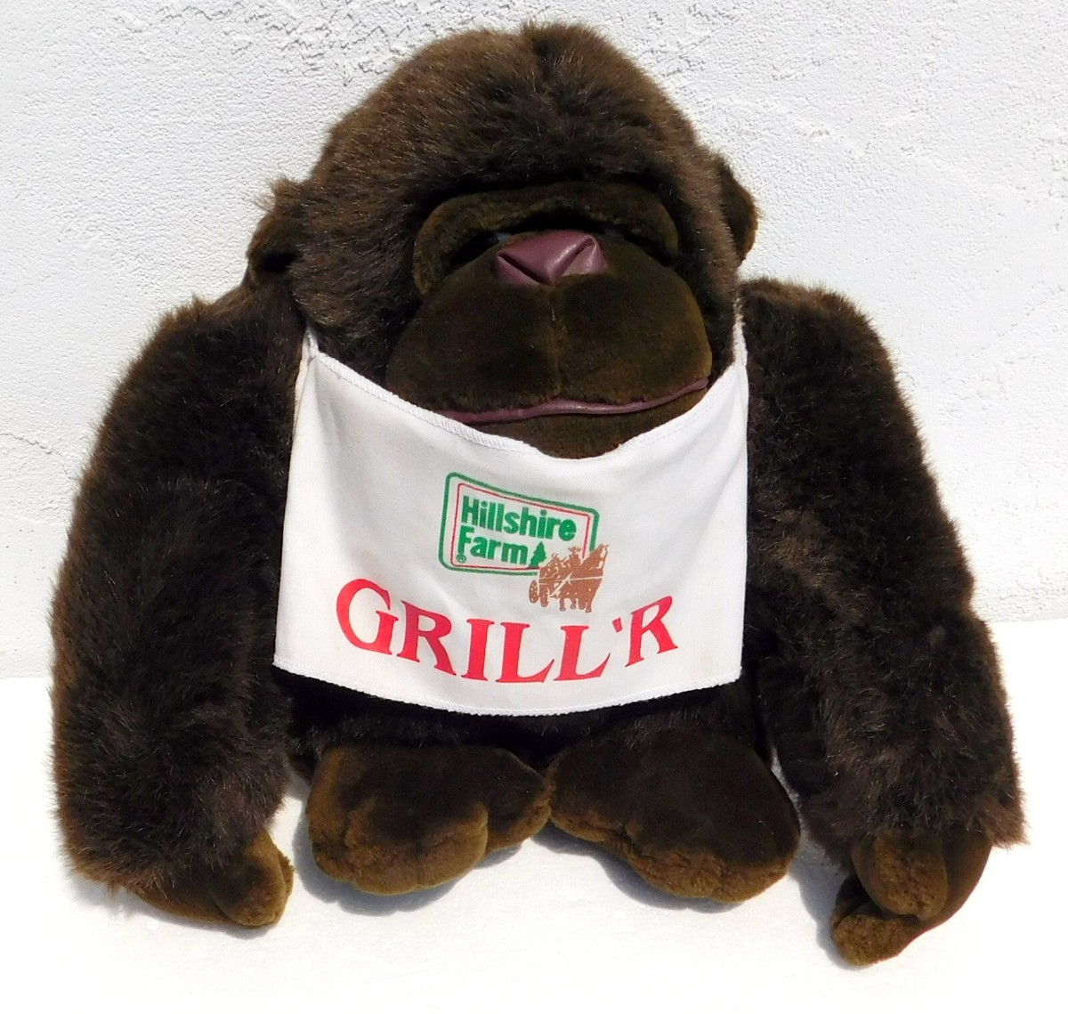 ゴリラ 特大 ぬいぐるみ DAKIN VTG 1988 NWT HILLSHIRE FARM Gorilla Chef GRILL'R DAKIN GORO