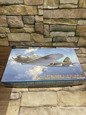 Hasegawa Model Kit Mitsubishi A6M3 Zero Fighter Type 52 Open Box