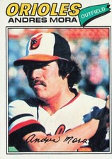 Andres Mora Rookie 1977 TOPPS Baseball Card #646