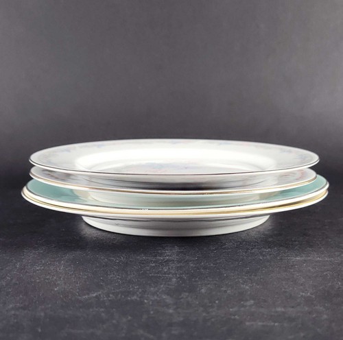 4 Mismatched China Salad Plates Mix and Match Shabby Granny Plate Collection - Picture 7 of 9