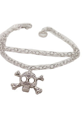 Donna Metallo Catena Stivale Bracciale Cavigliera Scarpe Argento Donna Metallo Catena Stivale Bracciale Cavigliera Scarpe Argento