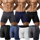 Mens Anti Chafing Underwear Trunks Shorts Ice Silk Mesh Boxer Briefs BambooWear