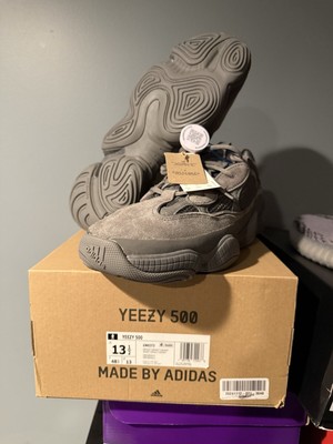 Adidas Yeezy 500 Granite Mens Grey Sneakers Casual Shoes GW6373