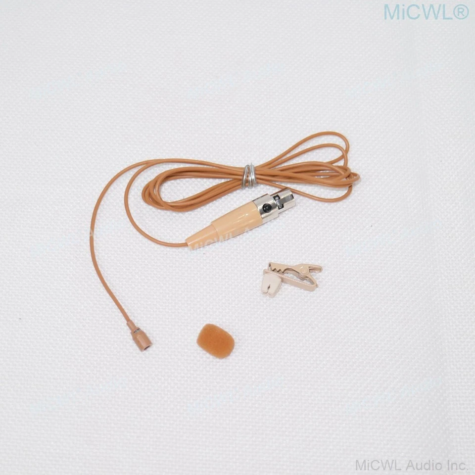 Lavalier Noise Canceling Microphone For AKG Samson Mini TA3F 3Pin Tie Clip Mic - Image 4 of 4