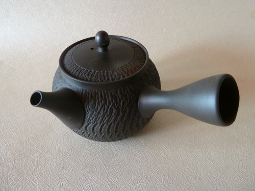Tokoname Japanische Teekanne,Kyusu,Gyokko,Handmade,handgefertig - Bild 6 von 8