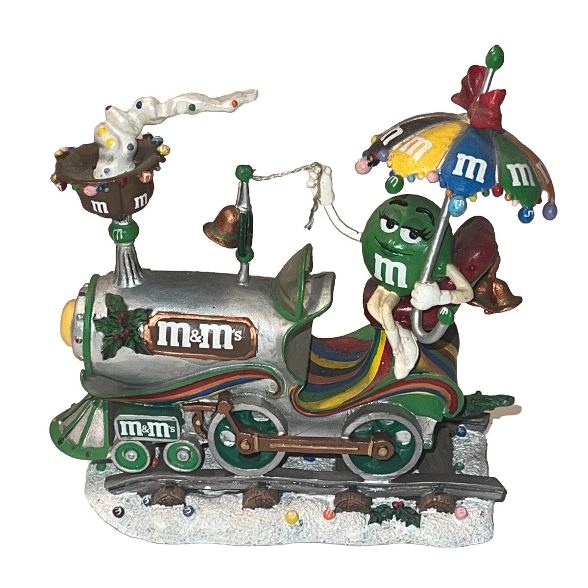Vintage Danbury Mint The M&M's Holiday Express 5 Piece