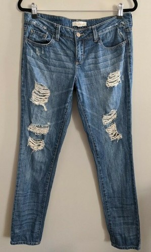 2.1 Denim Forever 21 Distressed Slim 