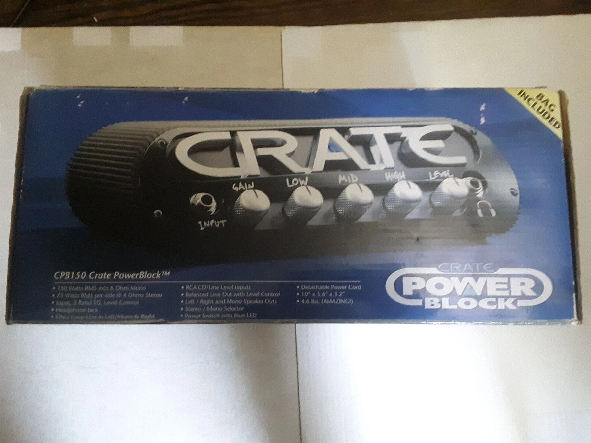Crate sale powerblock amp