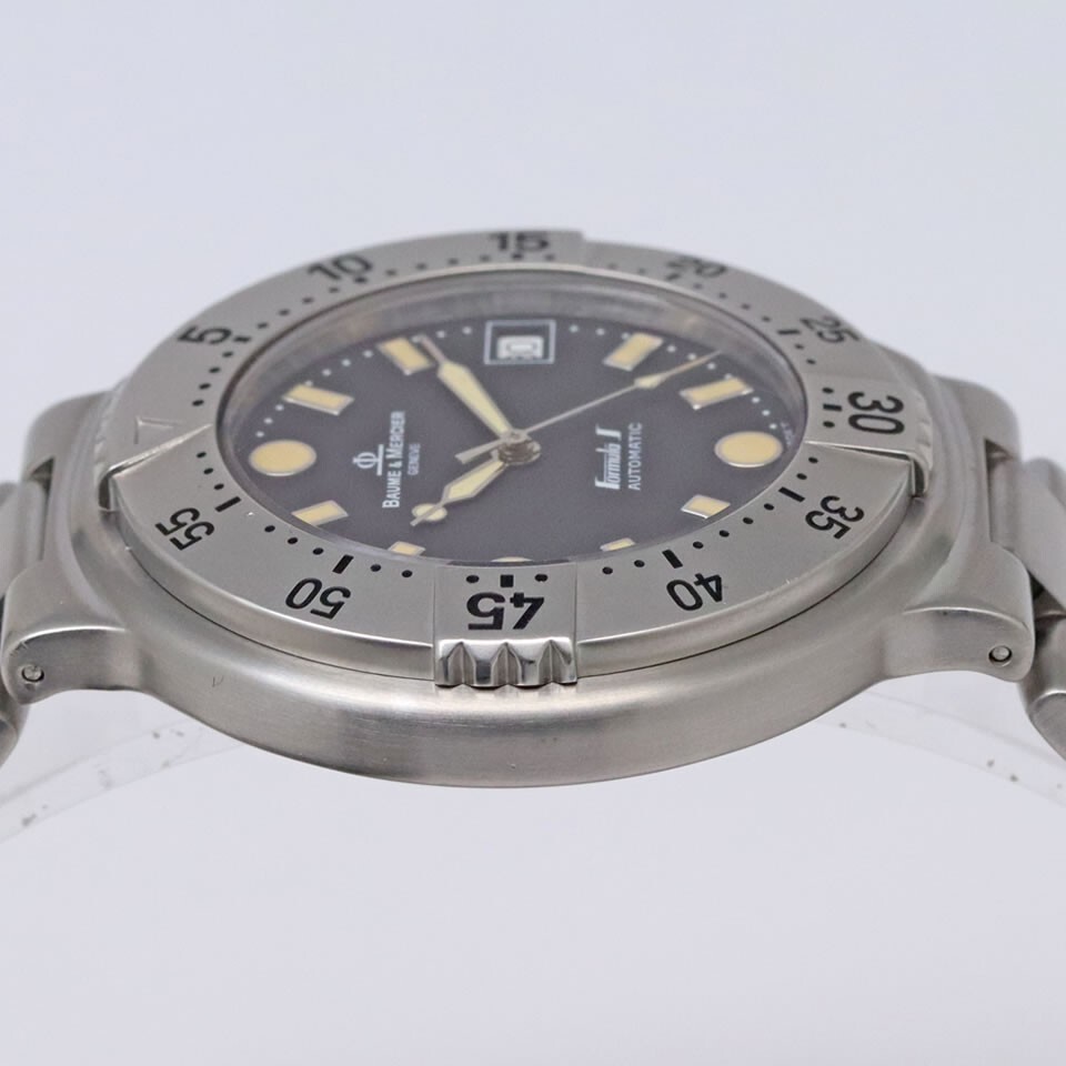 BAUME & MERCIER Formula S MV04FO25 Black dial 39mm with Box | eBay 