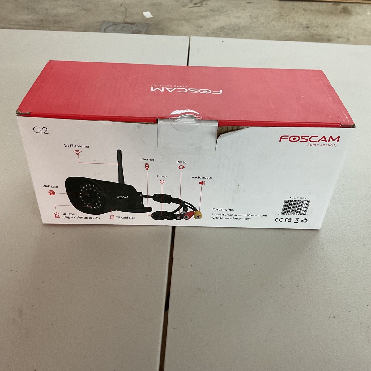 FOSCAM Outdoor Security Camera,G2 1080P 25FPS WiFi Security Camera