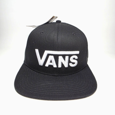 Vans Off The Wall Classic Adult One Size Black Adjustable Snapback Skate Hat