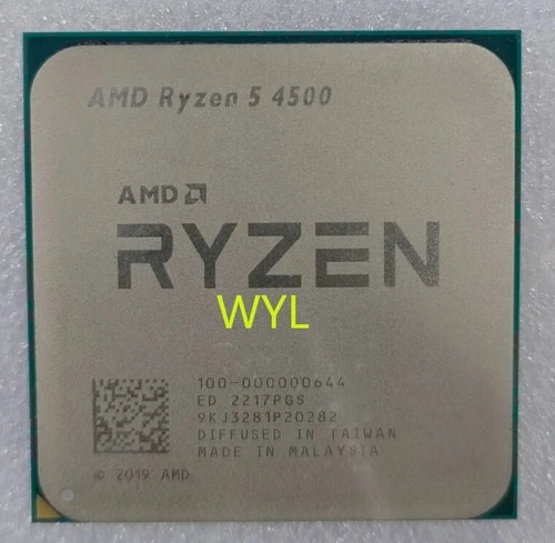 AMD Ryzen 5 4500 AM4 CPU Processor 3.6GHz 6 Core 12T 8MB Cache R5 4500 65W