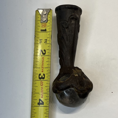Antique Cast Iron Furniture Foot Glass Ball Claw Feet Piano Stool Hardware Lot 4 - Picture 11 of 11