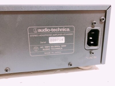 Headphone Amplifier Audio-Technica Stereo AT-HA5000 Operation