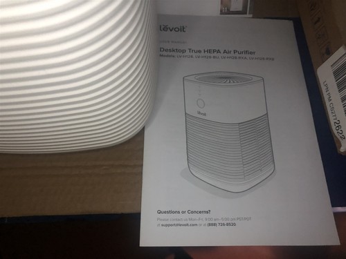 LEVOIT Air Purifier for Home Bedroom, HEPA Fresheners Filter Small Room White - Picture 2 of 8
