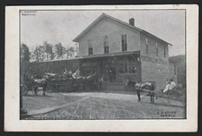 RARE Postcard - General Store - Porterville NY ca 1908 - Erie County Marilla NY